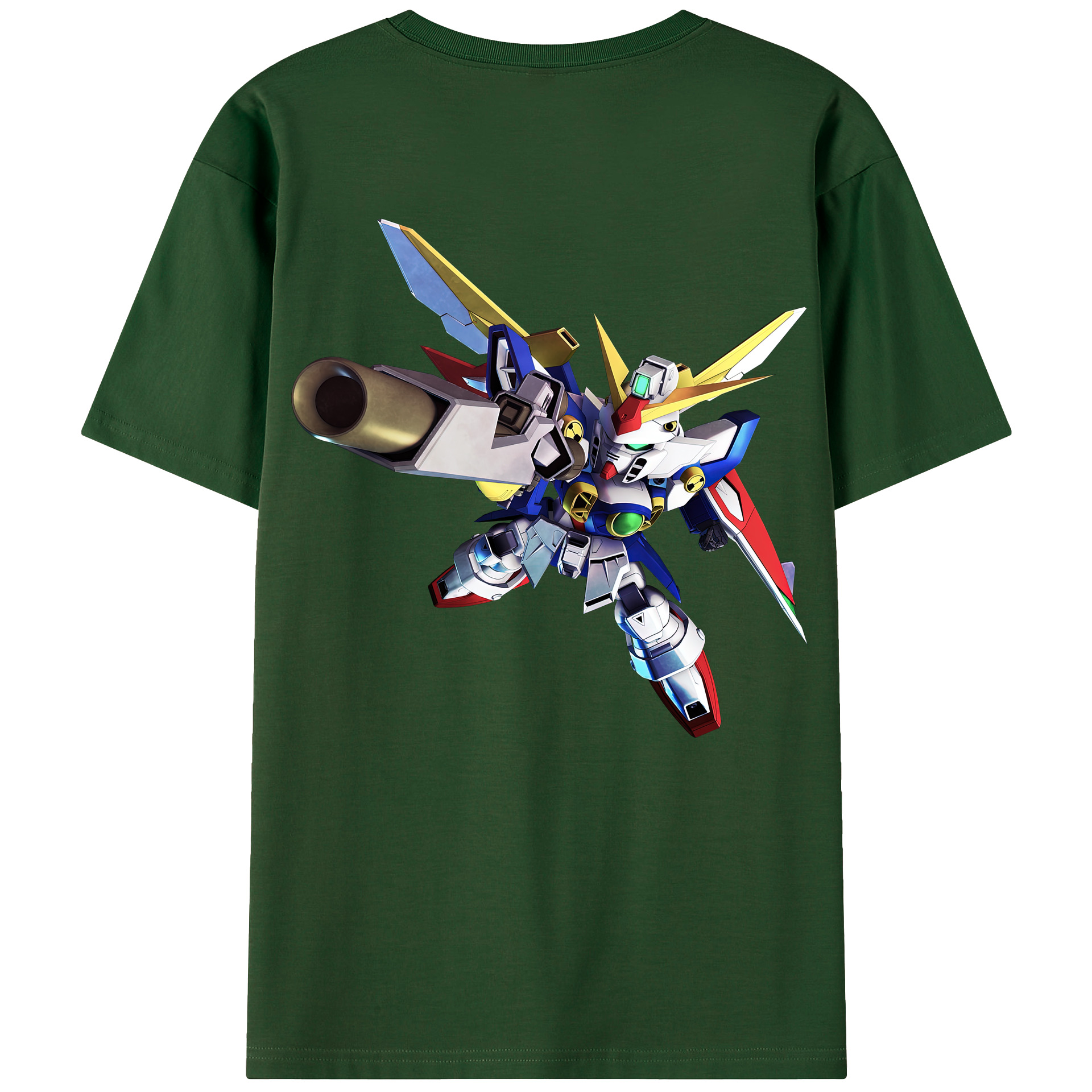 （画像用） 機動戦士ガンダム Mobile Suit Gundam 綿100％半袖Tシャツ（背面プリント）